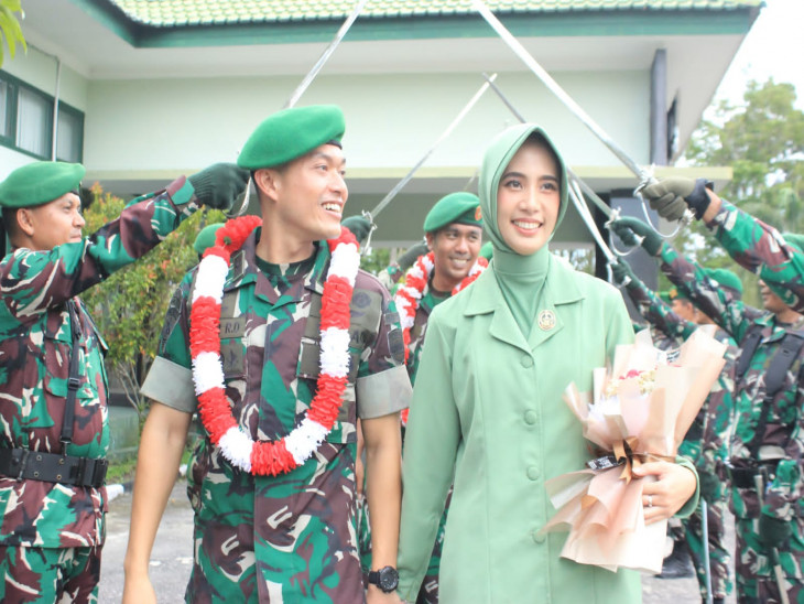 Zulfikar Rakita Dewa Pindah Tugas, Danyonif 132/Bima Sakti Pimpin Langsung Upacara Sertij