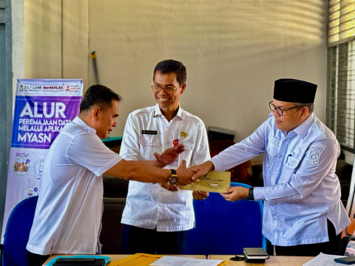 Zulfikar S.Ag, M.Si Resmi Jabat Plt. Kadis Kominfo dan Persandian Kabupaten Kampar